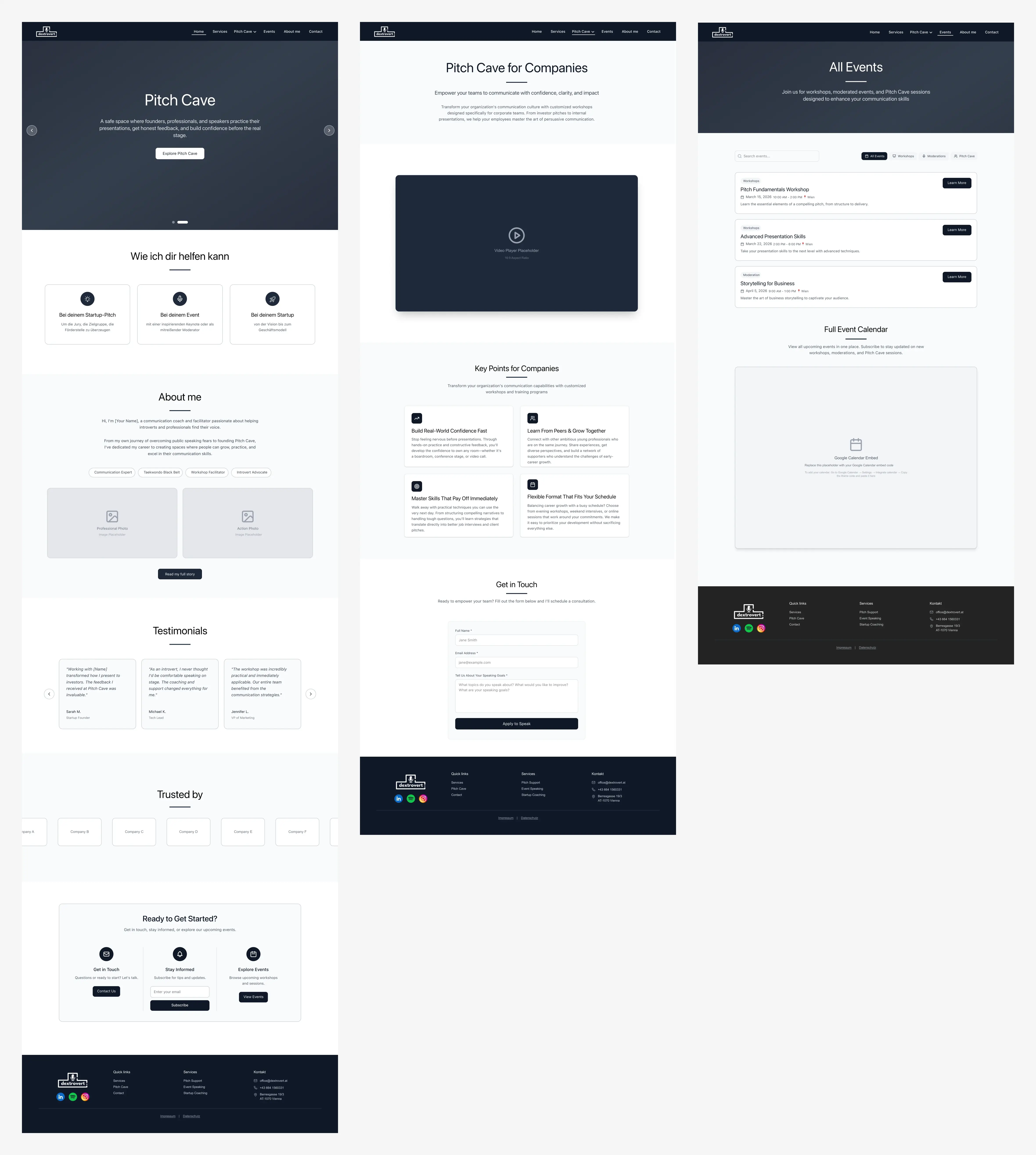 A low-fidelity wireframe layout showing the structural skeleton and placement of UI elements on a webpage.